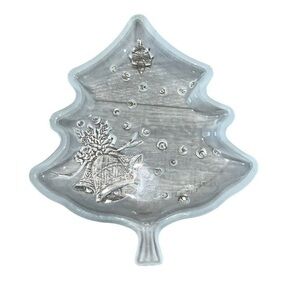 Frosted Christmas Tree Plate Celebrations
Crystal Clear Pressed Glass Dish